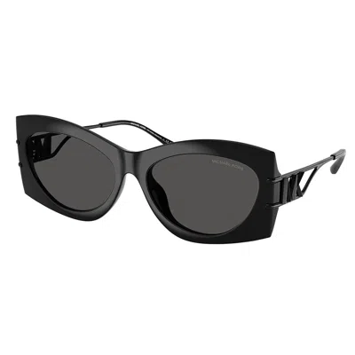 Michael Kors Navarra Mk 2235u 355573 57mm Womens Irregular Sunglasses In Brown