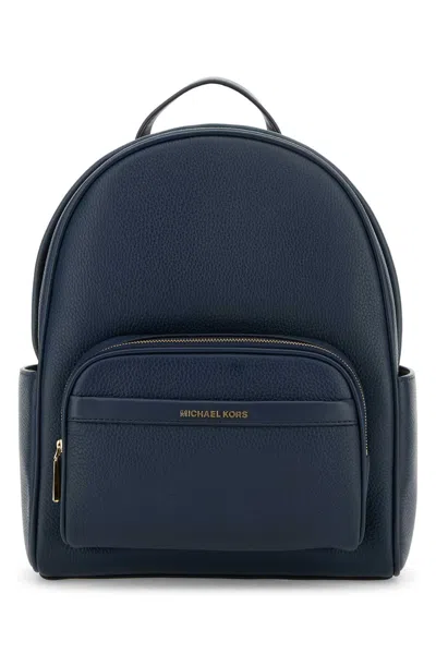 Michael Kors Navy Blue Medium Bex Backpack