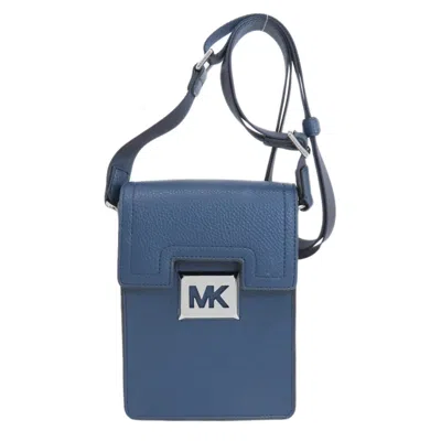 Pre-owned Michael Kors Navy Leather Shoulder Bag ()