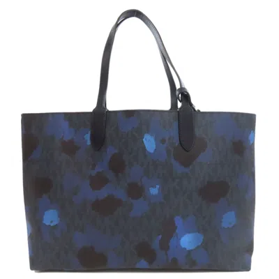 Pre-owned Michael Kors Navy Pvc Tote Bag ()