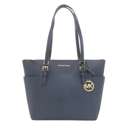 Pre-owned Michael Kors Navy Pvc Tote Bag ()
