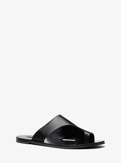 Michael Kors Nettuno Leather Thong Sandal In Multi