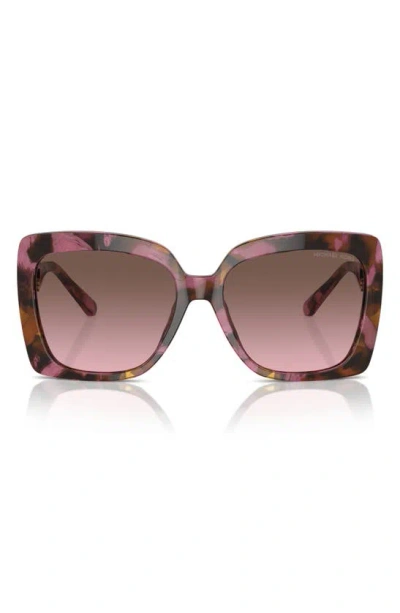 MICHAEL KORS MICHAEL KORS NICE 57MM GRADIENT SQUARE SUNGLASSES