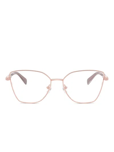 Michael Kors Nikki Beach Cat Eye-frame Glasses In Pink