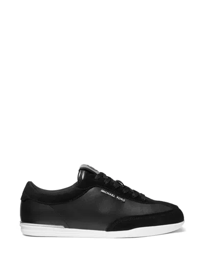 Michael Kors Nolan Lace-up Sneakers In Black