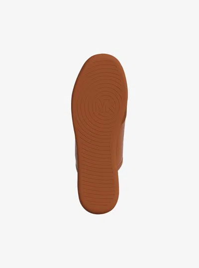 Michael Kors Nolan Leather Mule In Brown