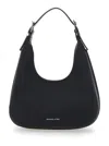 Michael Kors Small Pebbled Leather Hobo Shoulder Bag In Black