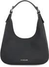 Michael Kors Small Pebbled Leather Hobo Shoulder Bag In Black