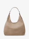Michael Kors Nolita Large Nubuck Hobo Shoulder Bag In Natural