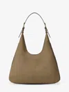 Michael Kors Nolita Large Nubuck Hobo Shoulder Bag In Neutral