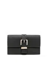 Michael Kors Nolita Medium Flap Trifold Wallet In Black