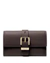 Michael Kors Nolita Medium Flap Trifold Wallet In Brown