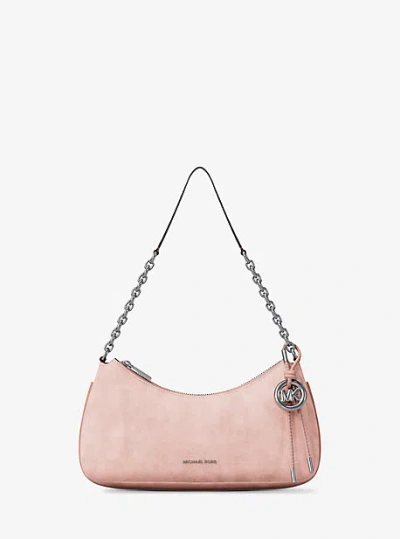 Michael Kors Nolita Medium Nubuck Chain Pochette In Pattern