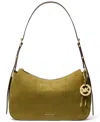 Michael Kors Nolita Medium Top Zip Convertible Shoulder Bag In Green