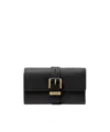 Michael Kors Flap Trifold Wallet In Black