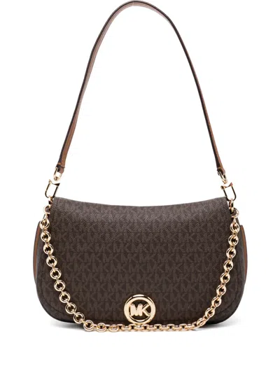 Michael Kors Nolita Shoulder Bag In Brown