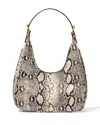 Michael Kors Nolita Small Hobo Shoulder Bag In Beige