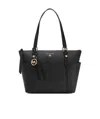 Michael Kors Nomad Top-zip Tote Bag In Black