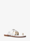 Michael Kors Nora Leather Sandal In White