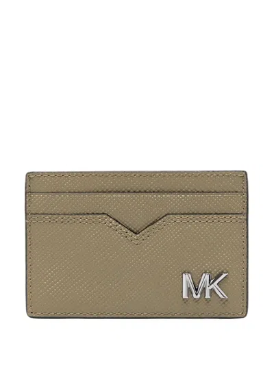 Michael Kors Notched Cardholder In Grün