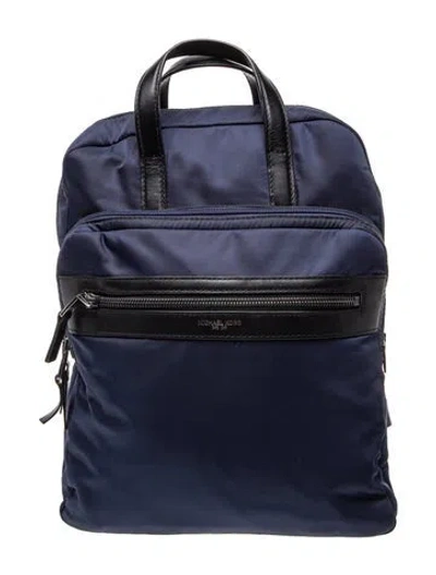 Pre-owned Michael Kors Nylon Backpack In Black