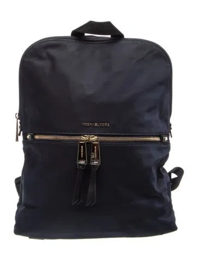 Pre-owned Michael Kors Nylon Backpack In Blue