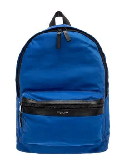 Pre-owned Michael Kors Nylon Backpack In Blue
