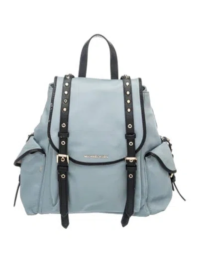 Pre-owned Michael Kors Nylon Backpack In Blue