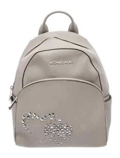 Pre-owned Michael Kors Nylon Backpack In Gray
