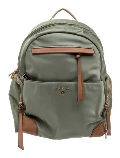 Pre-owned Michael Kors Nylon Backpack In Gray