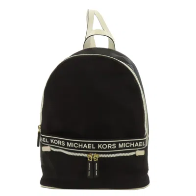 Pre-owned Michael Kors Nylon Backpack () In Black