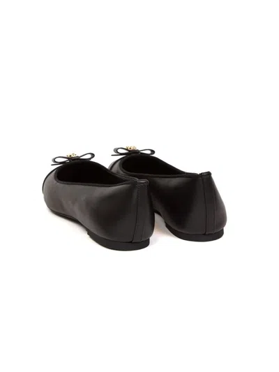 Michael Kors Nylon Ballet Ballet Flat In Black