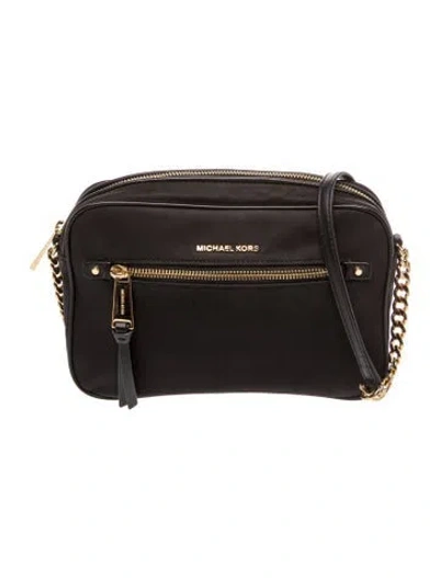 Pre-owned Michael Kors Nylon Belt Bag In Black