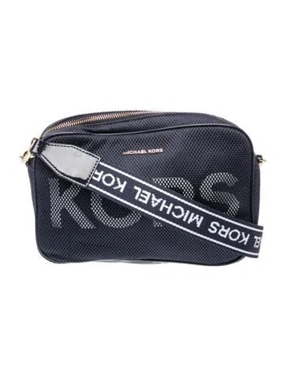 Pre-owned Michael Kors Nylon Crossbody Bag In Blue