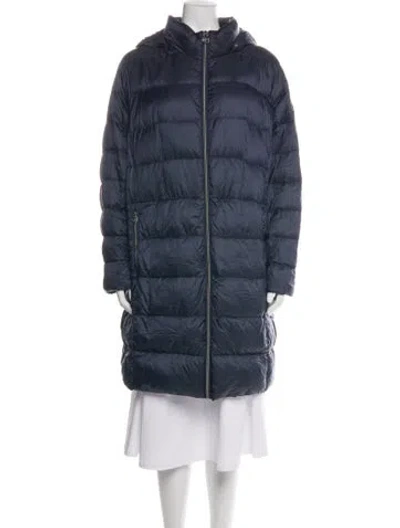Pre-owned Michael Kors Nylon Down Jacket In Blue