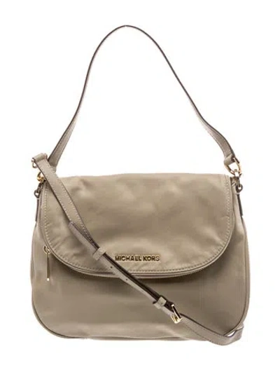 Pre-owned Michael Kors Nylon Hobo In Neutral
