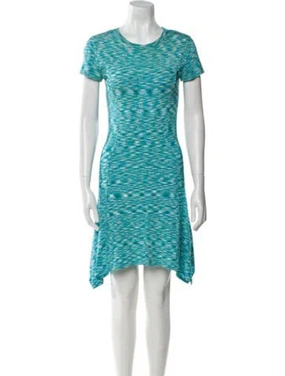 Pre-owned Michael Kors Nylon Knee-length Dress In Blue