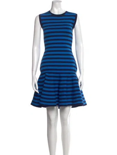 Pre-owned Michael Kors Nylon Mini Dress In Blue