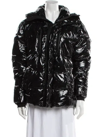 Pre-owned Michael Kors Nylon Puffer Jacket In Black