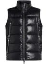 Michael Kors Nylon Quilted Puffer Vest In Black