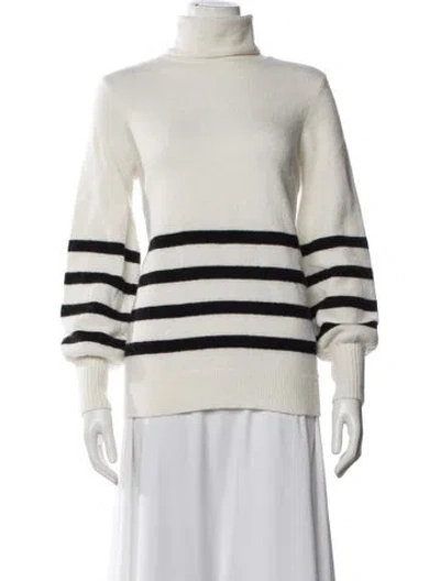 Pre-owned Michael Kors Nylon Striped Sweater In Gray