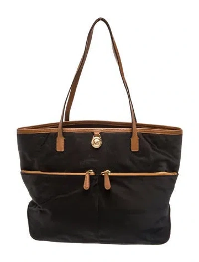 Pre-owned Michael Kors Nylon Tote In Black