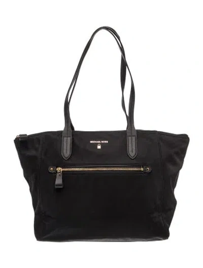 Pre-owned Michael Kors Nylon Tote In Black