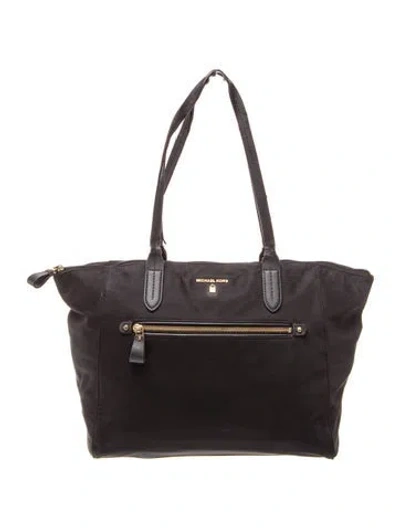 Pre-owned Michael Kors Nylon Tote In Brown