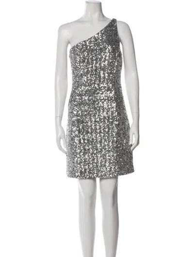 Pre-owned Michael Kors One-shoulder Mini Dress