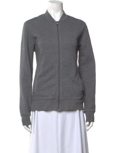 Pre-owned Michael Kors Open Front Sweater In Grey