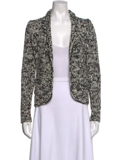 Pre-owned Michael Kors Open Front Sweater In White