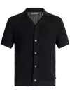 Michael Kors Open-knit Shirt In Schwarz