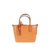 Michael Kors Open Tote Cross Body Handbag In Beige