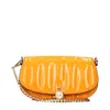 Michael Kors Orange Leather Crossbody Bags In Orange